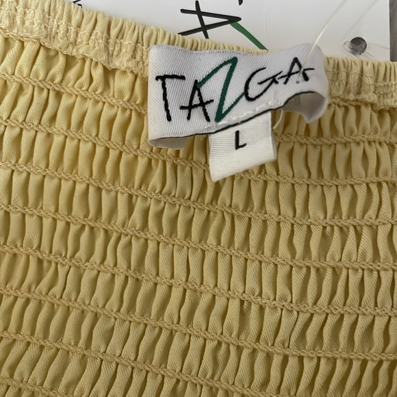 Tazga NWT Sunday Funday Pastel Yellow Spring/Summer Mini Dress - Picture 11 of 17